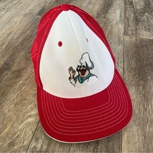 Like new! Pacific Headwear Chef Baseball Hat - Color: Red and White - Size: L-XL